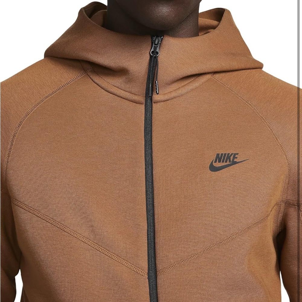 NWT Nike Sportswear Tech Fleece Windrunner Men's Full-zip Hoodie Large $145 - Picture 4 of 11